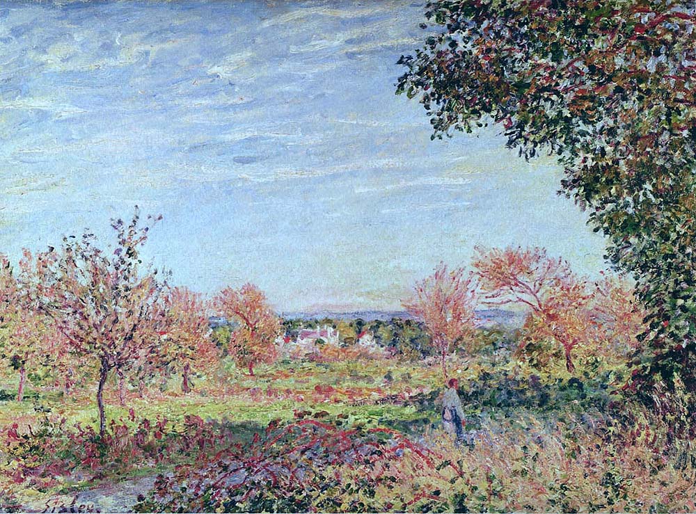 Alfred Sisley September Morning, 1887 oil painting reproduction
