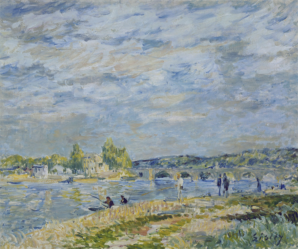 Alfred Sisley The Bridge near Sevres, 1877 oil painting reproduction