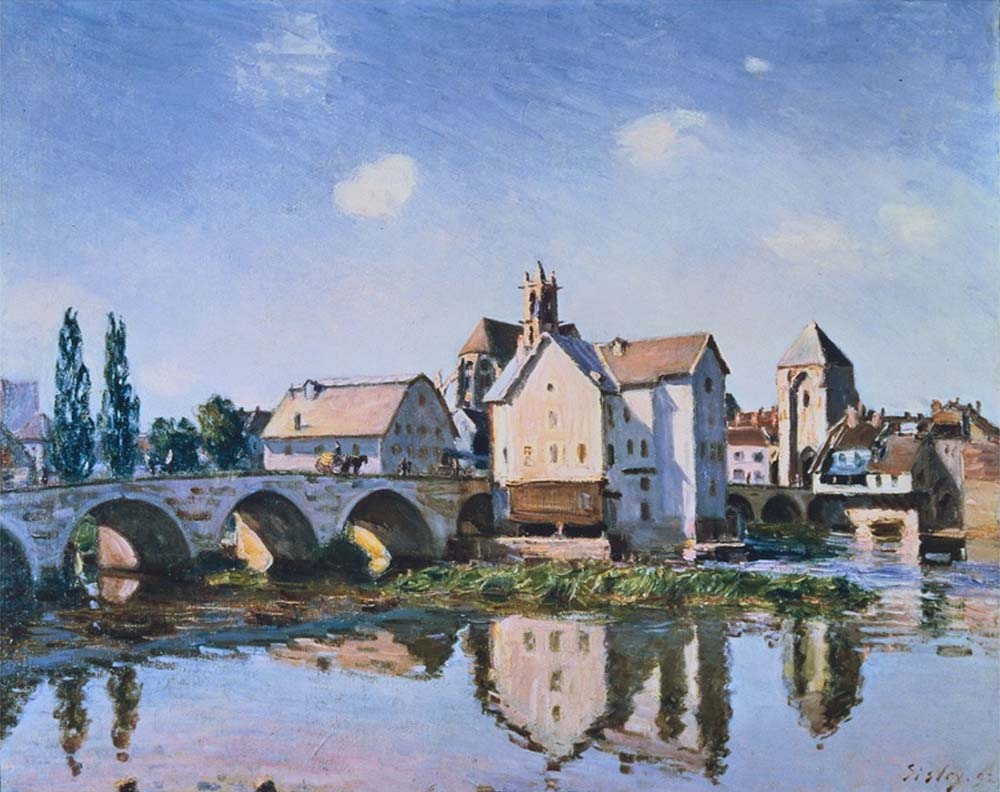 Alfred Sisley The Bridge of Moret in the Sunlight, 1892 oil painting reproduction