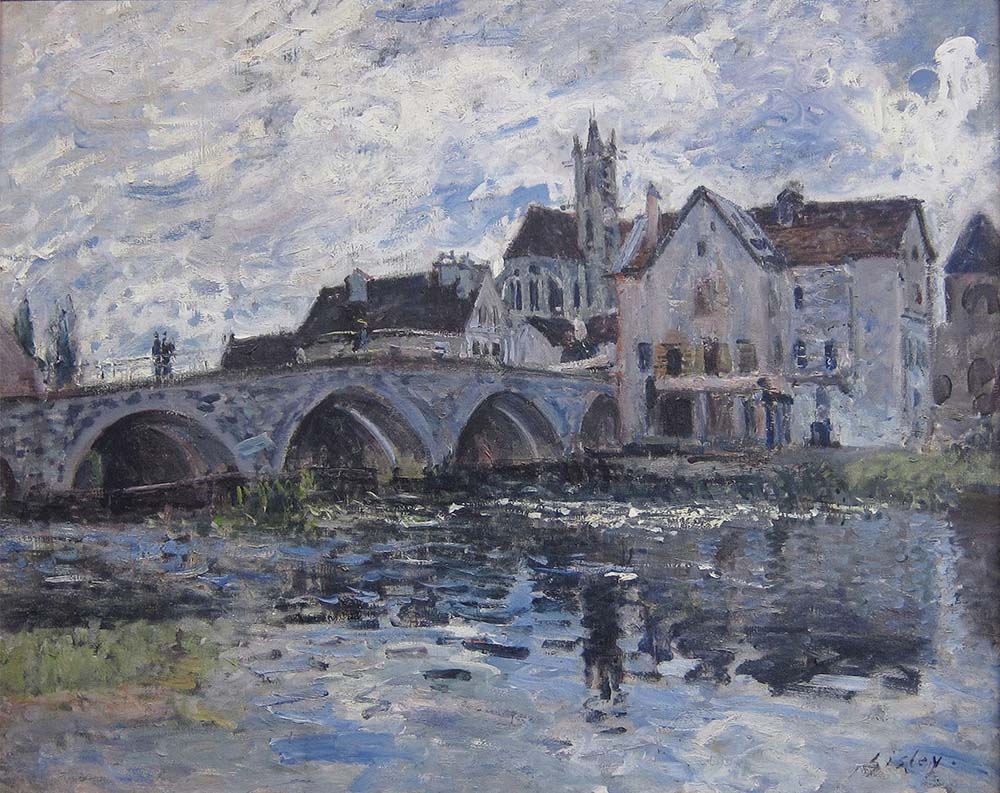 Alfred Sisley The Bridge of Moret, 1885 oil painting reproduction