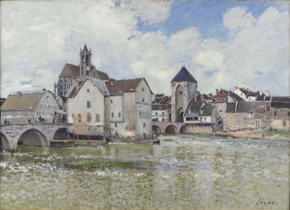 Alfred Sisley The Bridge of Moret, 1888 01 oil painting reproduction