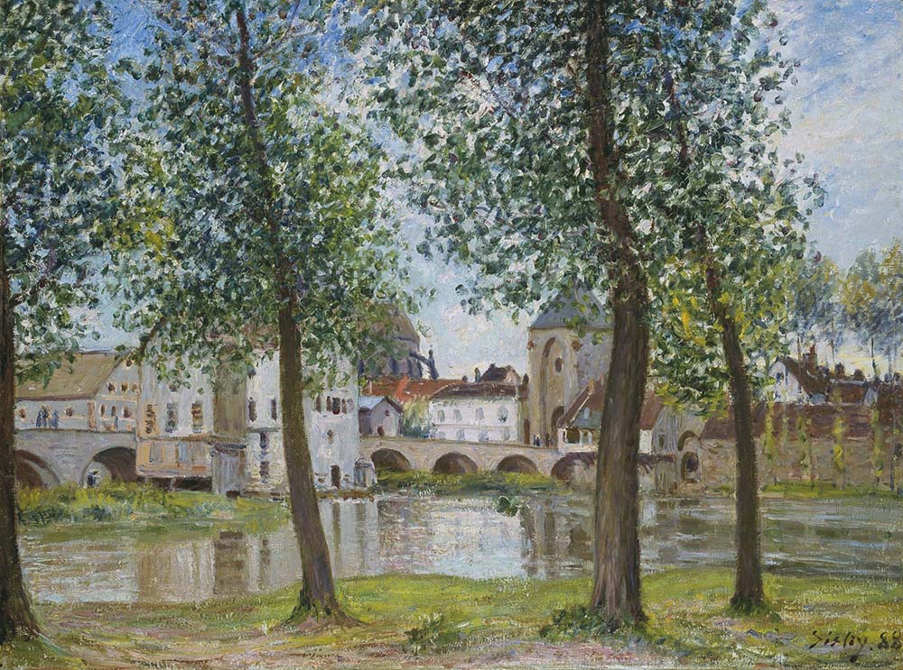 Alfred Sisley The Bridge of Moret, 1888 02 oil painting reproduction