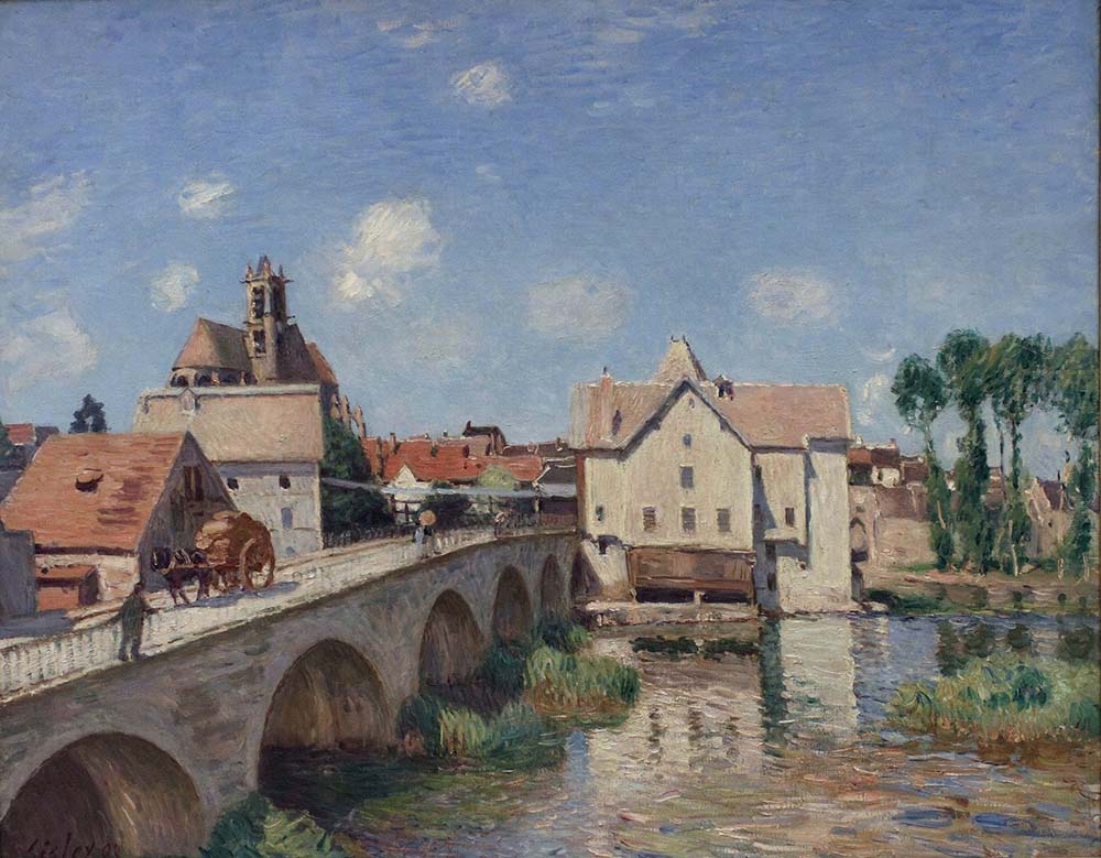 Alfred Sisley The Bridge of Moret, 1893 oil painting reproduction