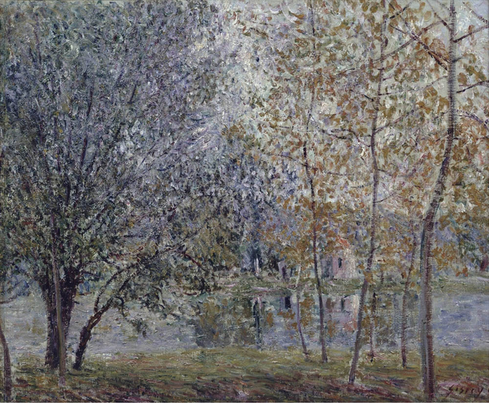 Alfred Sisley The Channal of Loing in Spring, 1892 oil painting reproduction