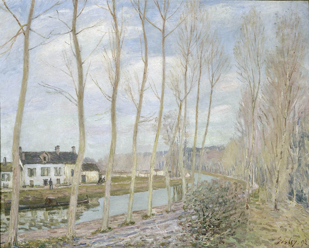 Alfred Sisley The Channel of Loing at Moret, 1892 oil painting reproduction