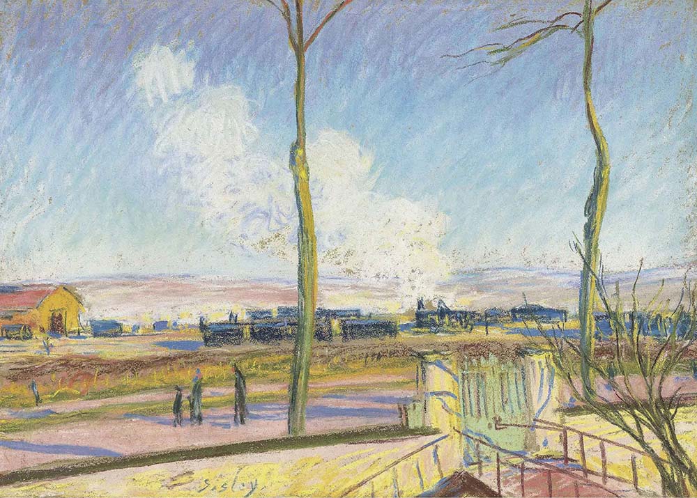 Alfred Sisley The Goods Station, 1880 oil painting reproduction