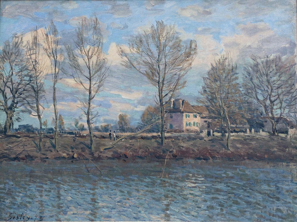Alfred Sisley The Isle of Grande Jatte, 1873 oil painting reproduction
