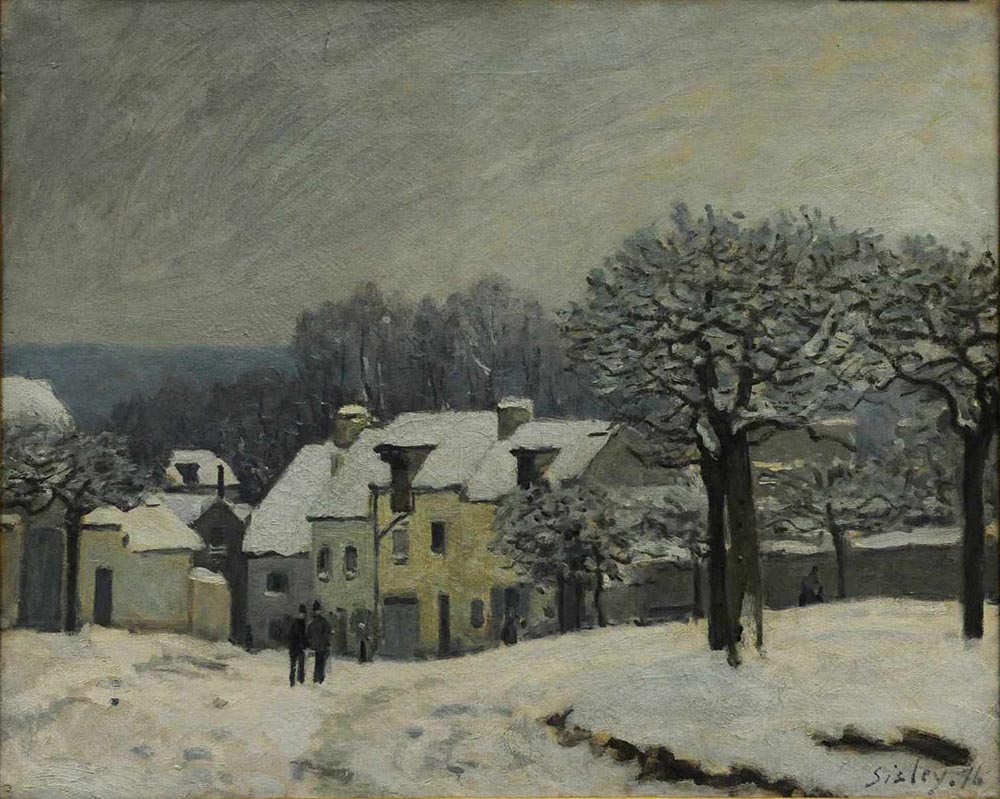 Alfred Sisley The Kennel at Marly, 1876 oil painting reproduction