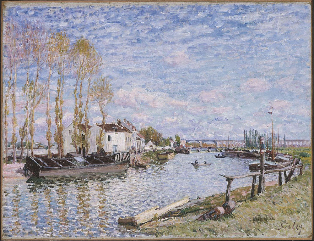 Alfred Sisley The Loing at Saint-Mammes, 1882 oil painting reproduction