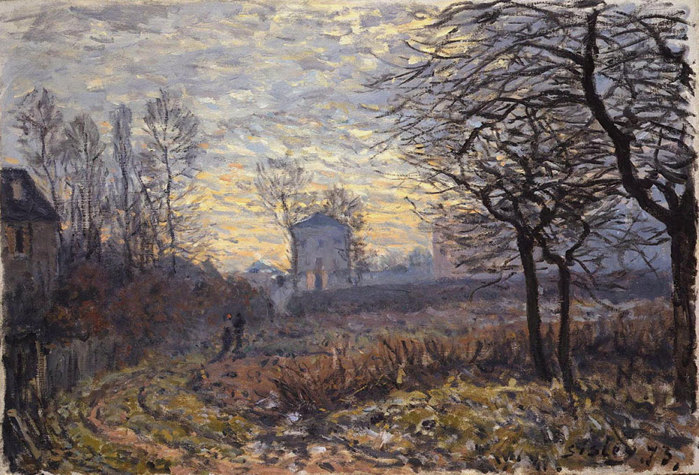Alfred Sisley The Outskirts of Louveciennes, 1873 oil painting reproduction