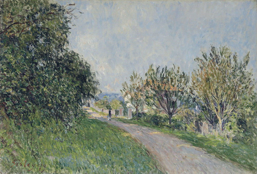 Alfred Sisley The Road near Sevres, 1879 oil painting reproduction