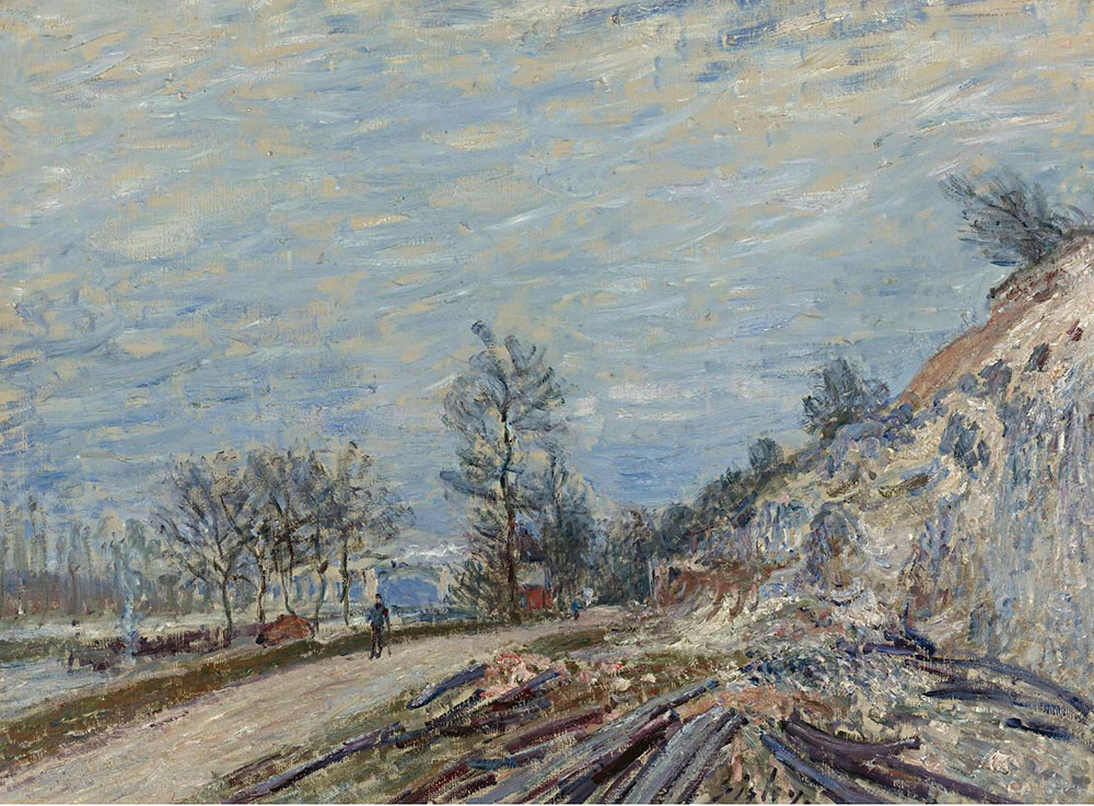 Alfred Sisley The Road of Moret, 1882 oil painting reproduction