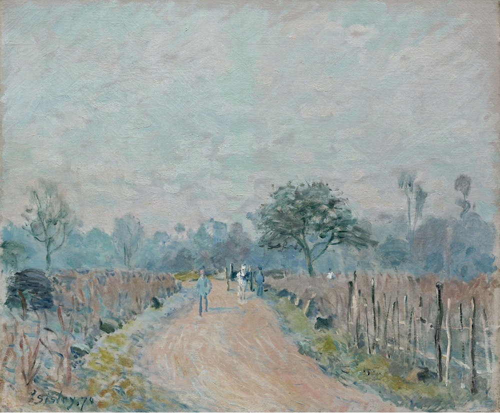 Alfred Sisley The Road of Prunay at Bougival, 1874 oil painting reproduction