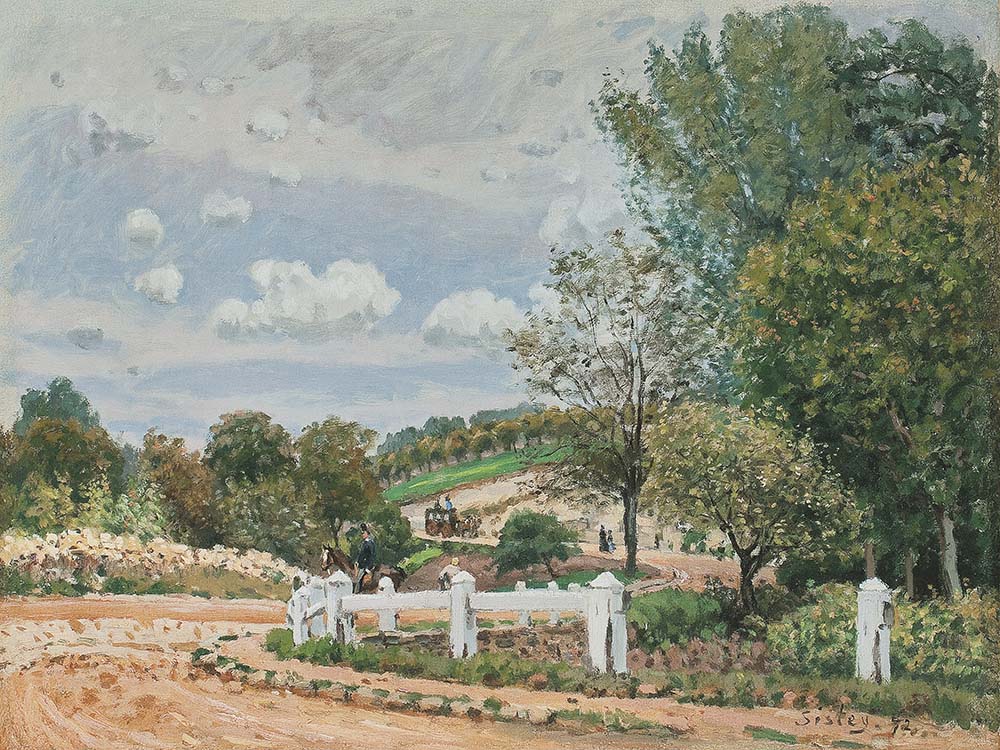 Alfred Sisley The Road to Verrieres, 1892 oil painting reproduction