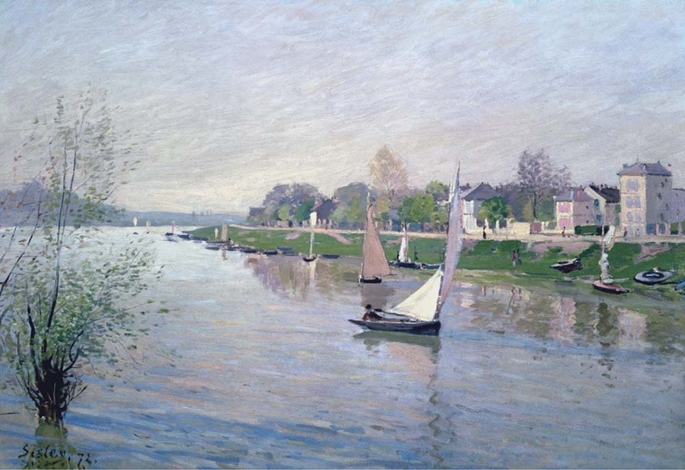 Alfred Sisley The Seine at Argenteuil, 1872 oil painting reproduction