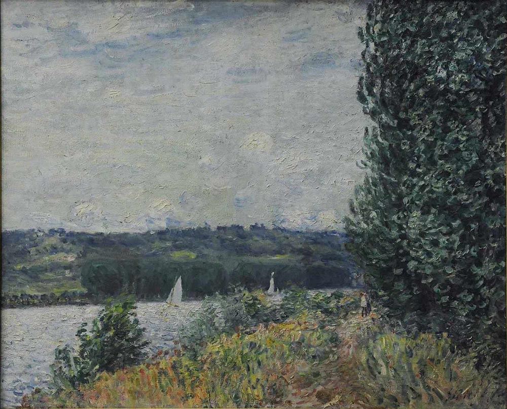 Alfred Sisley The Seine at Bouille, 1894 oil painting reproduction