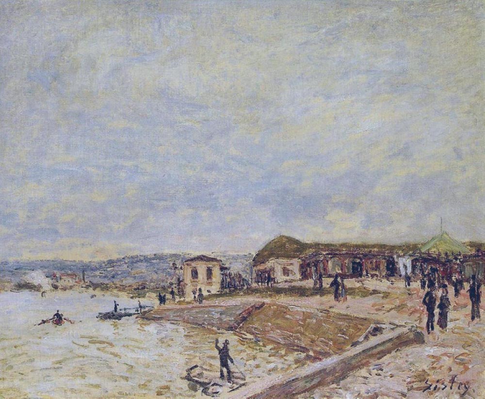 Alfred Sisley The Seine at Daybreak oil painting reproduction