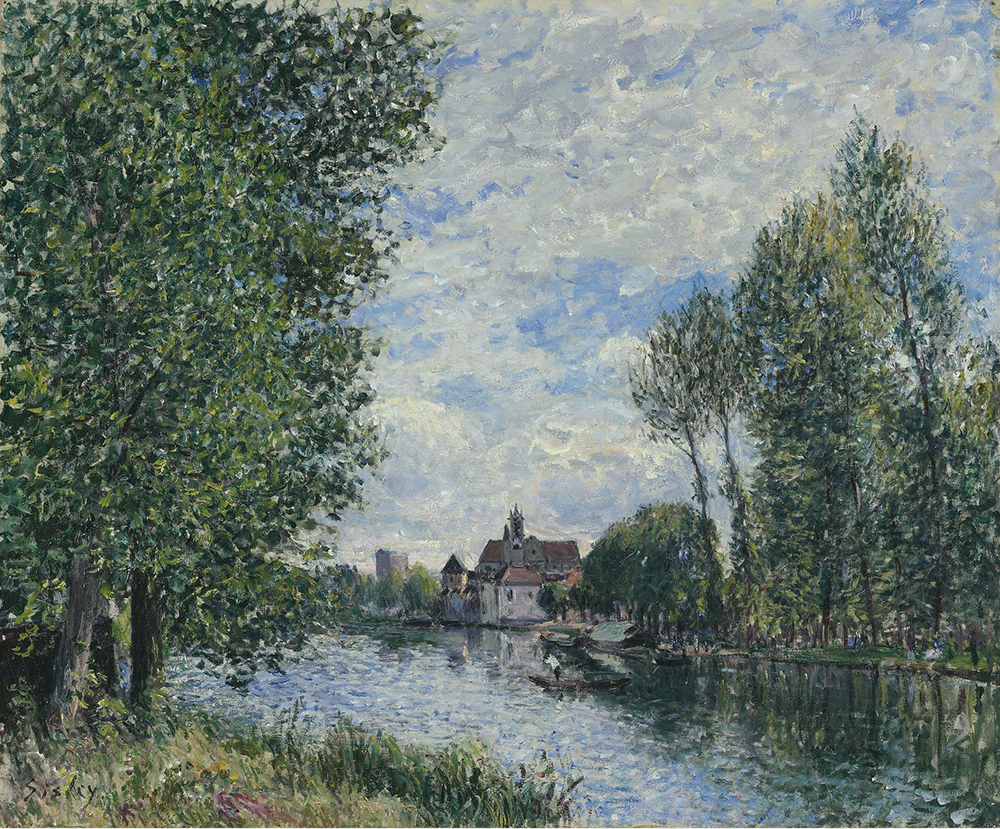 Alfred Sisley The Summer in Moret, 1888 oil painting reproduction