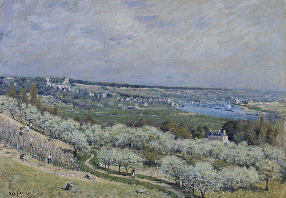 Alfred Sisley The Terrace at Saint-Germain, Spring, 1875 oil painting reproduction