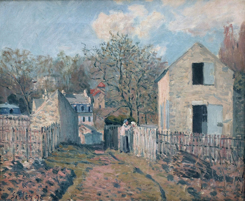 Alfred Sisley The Village of Voisins, 1874 oil painting reproduction