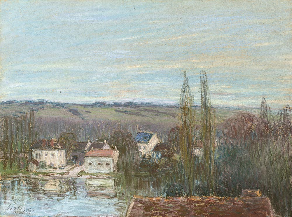 Alfred Sisley The Watering Place in Marly, 1895 oil painting reproduction