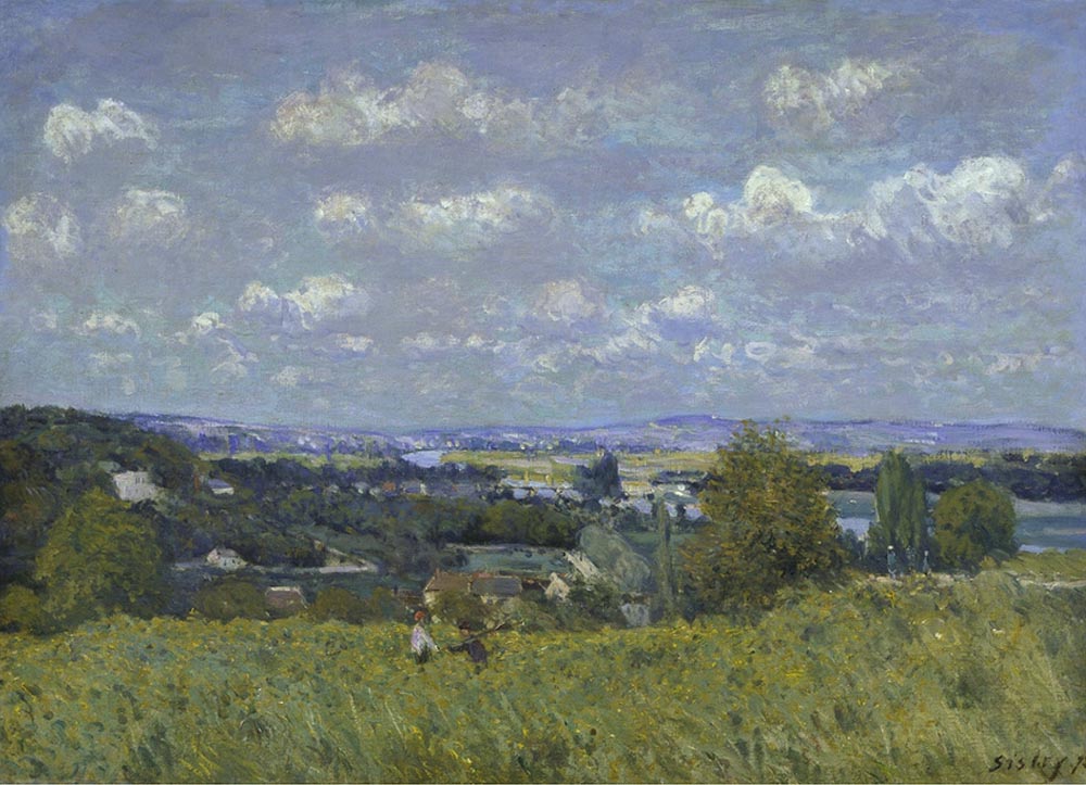 Alfred Sisley Valley of the Seine at Saint-Cloud, 1875 oil painting reproduction