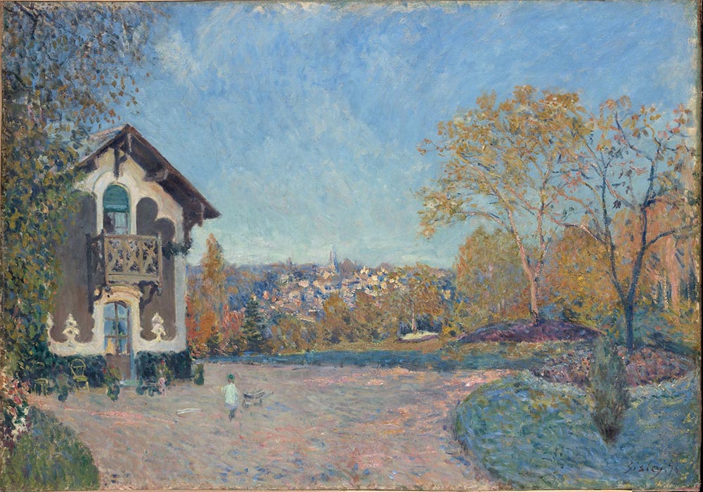 Alfred Sisley View of Marly-le-Roi from Coeur-Volant, 1876 oil painting reproduction