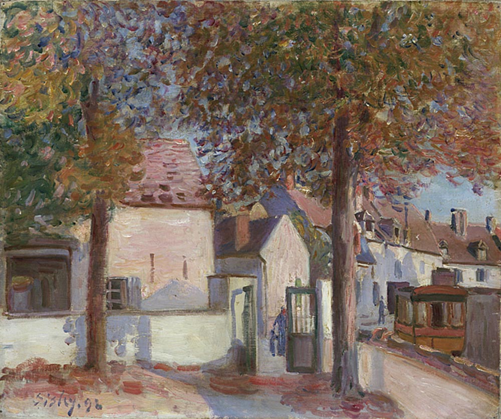 Alfred Sisley View of Moret (Rue de Fosses), 1892 oil painting reproduction