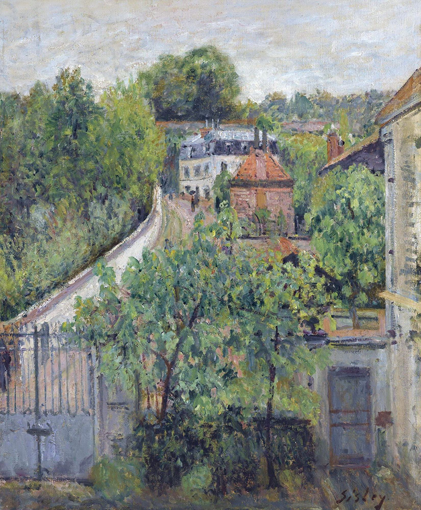 Alfred Sisley View of Serves, 1879 oil painting reproduction