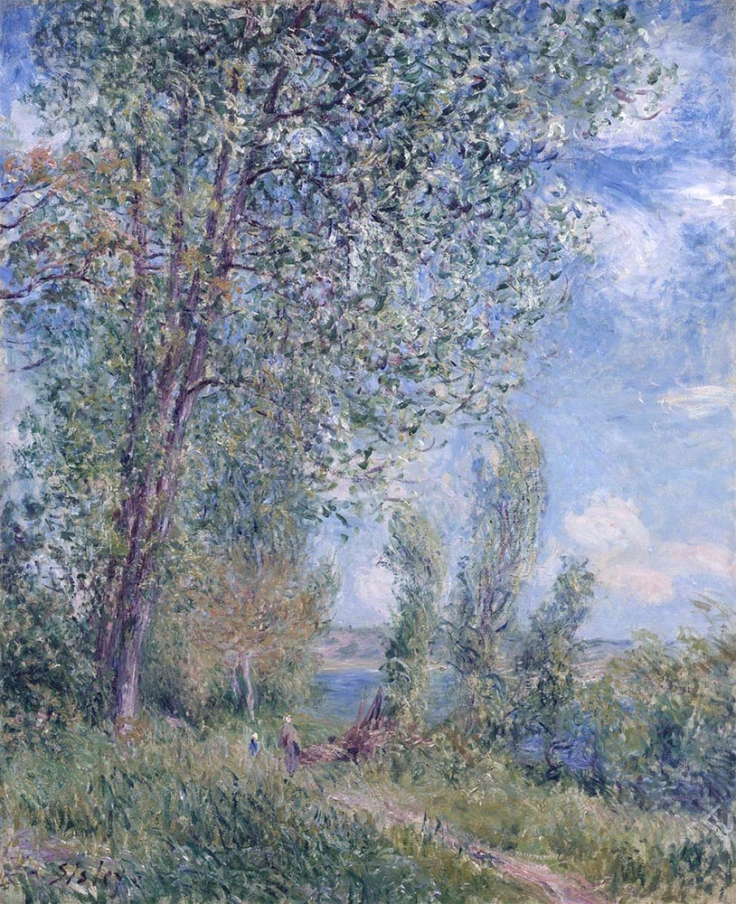 Alfred Sisley Windy Afternoon in May, 1880 oil painting reproduction