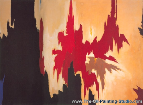 Clyfford Still Untitled oil painting reproduction