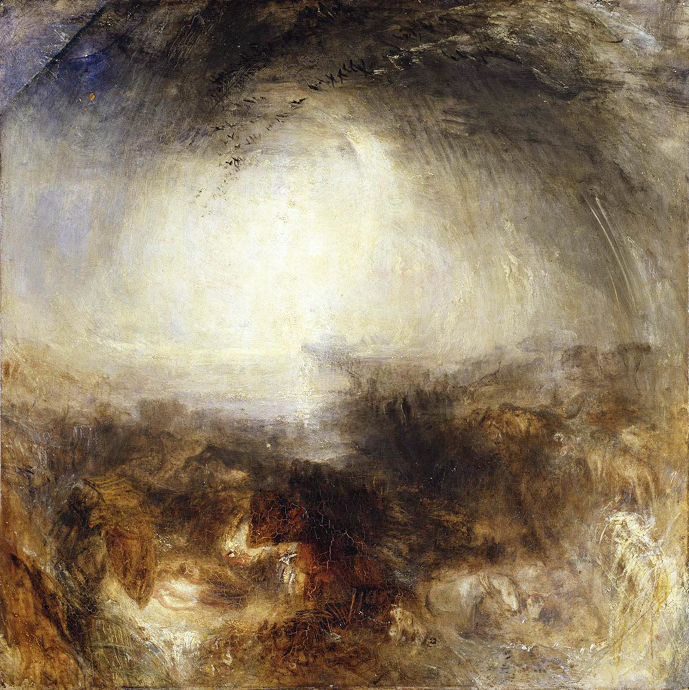 J.M.W. Turner Shade and Darkness - the Evening of the Deluge, 1843 oil painting reproduction