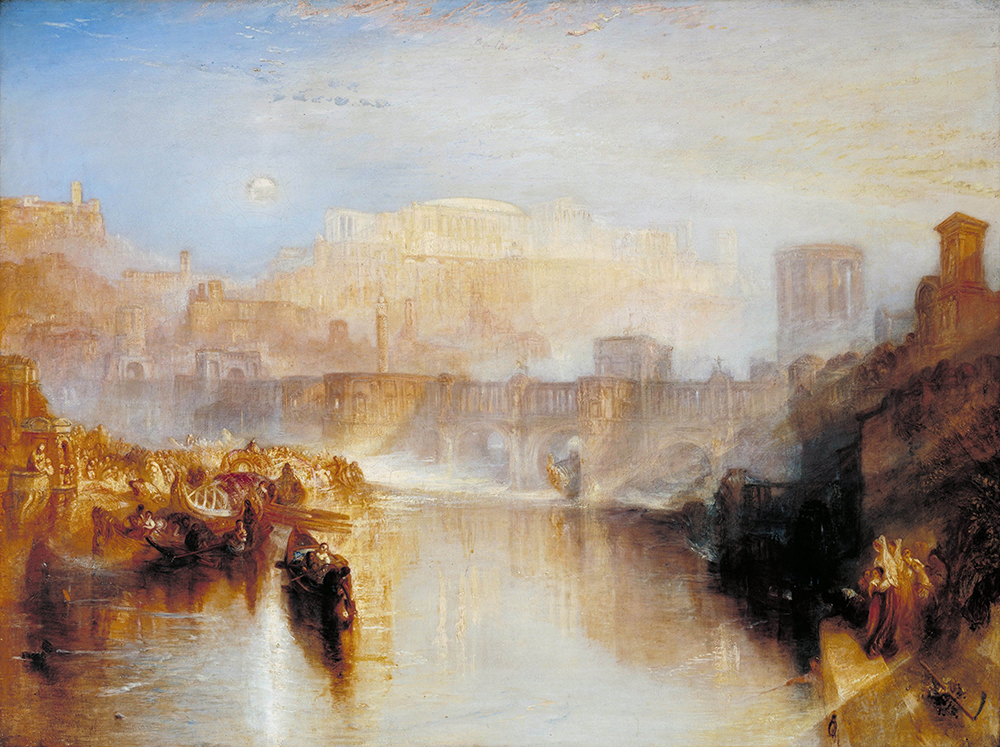 J.M.W. Turner Ancient Rome - Agrippina Landing with the Ashes of Germanicus oil painting reproduction