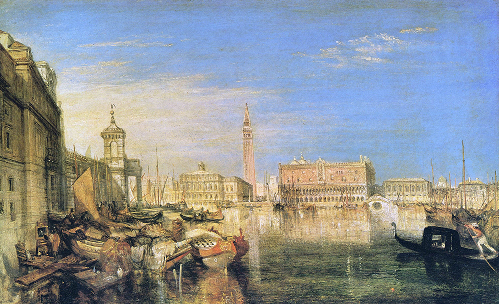 J.M.W. Turner Bridge of Sighs, Ducal Palace and Custom-House, Venice, 1833 oil painting reproduction