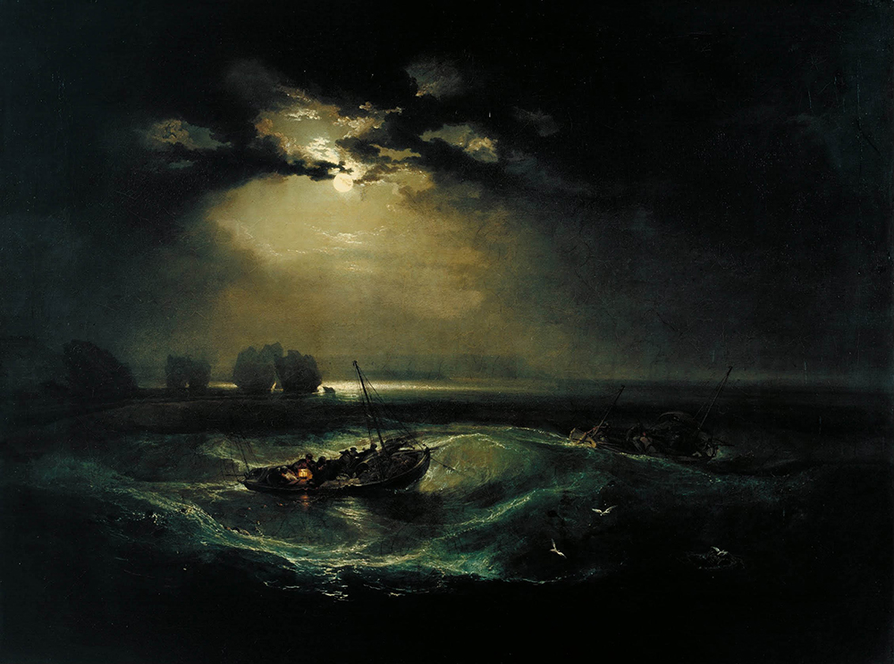 J.M.W. Turner Fishermen at Sea, 1796 oil painting reproduction