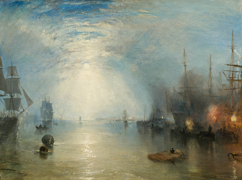 J.M.W. Turner Keelmen Heaving in Coals by Moonlight, 1835 oil painting reproduction