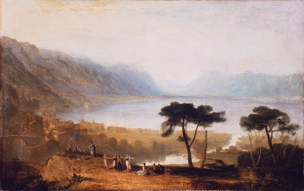J.M.W. Turner Lake of Geneva from Montreux, 1810 oil painting reproduction