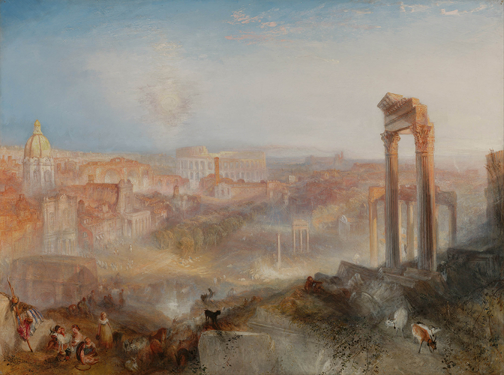 J.M.W. Turner Modern Rome - Campo Vaccino (Google Art Project version) oil painting reproduction