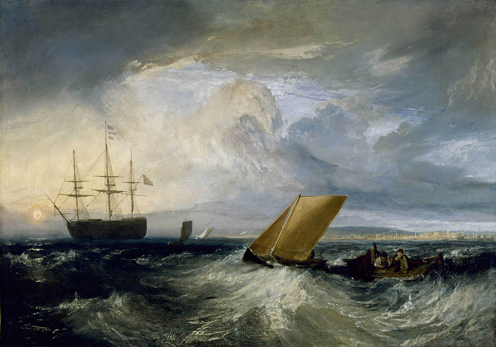 J.M.W. Turner Sheerness as seen from the Nore, 1808 oil painting reproduction