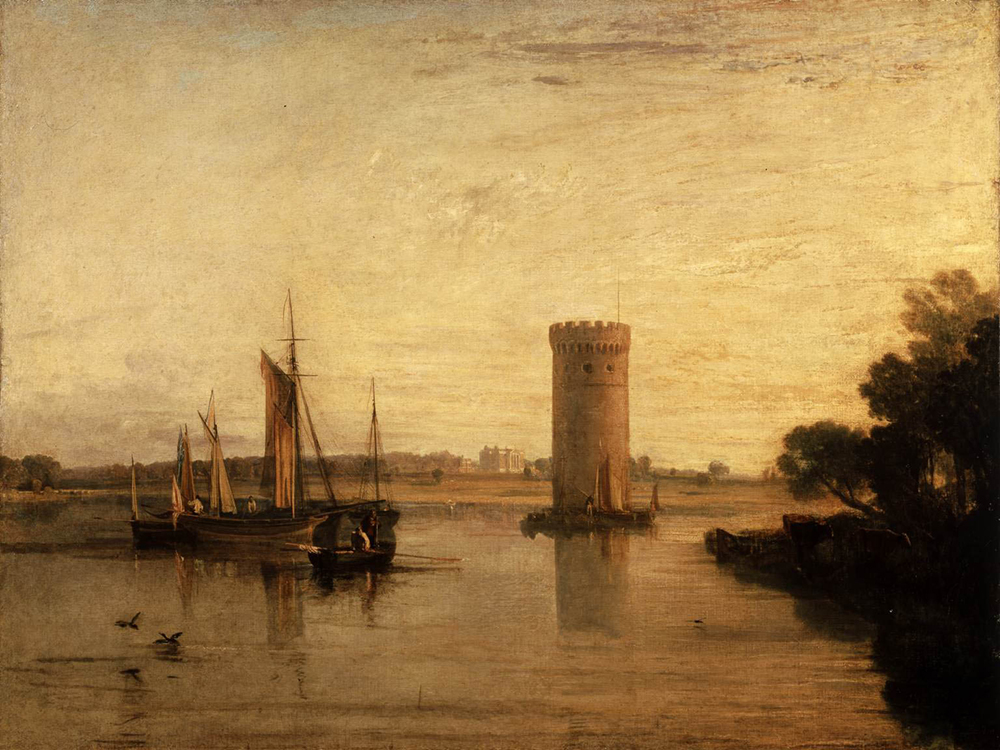 J.M.W. Turner Tabley, Cheshire, the Seat of Sir J.F. Leicester, Bart., Calm Morning, 1809 oil painting reproduction
