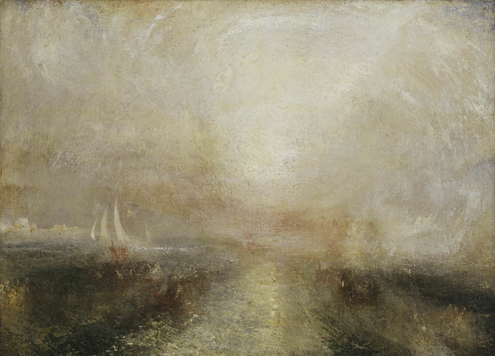 J.M.W. Turner Yacht Approaching the Coast, 1840-45 oil painting reproduction
