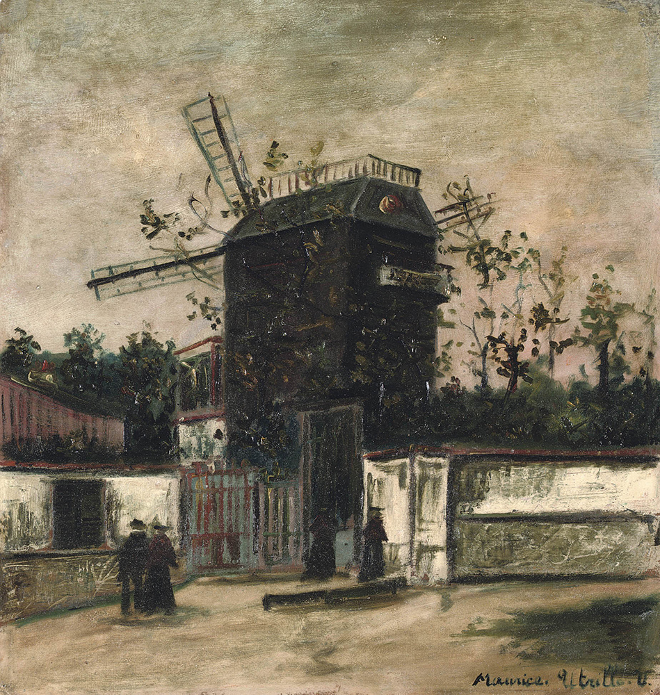 Maurice Utrillo Le Moulin de la Galette, 1920-22 oil painting reproduction