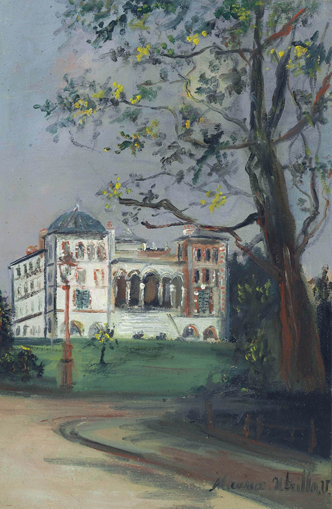 Maurice Utrillo Montsouris Park, ex-Palais Bardo, Observatory, Paris, 1920-22 oil painting reproduction