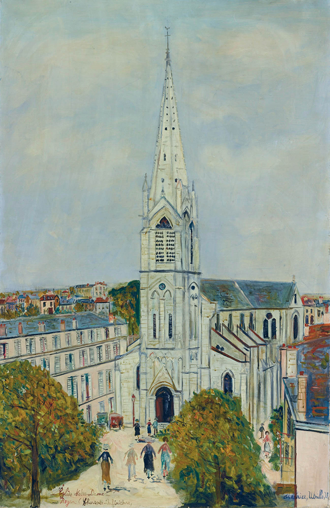 Maurice Utrillo Notre-Dame of Royan (Charente-Maritime), 1935-39 oil painting reproduction