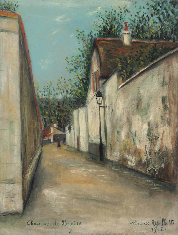 Maurice Utrillo Thatched House of Henry IV, 1912 oil painting reproduction