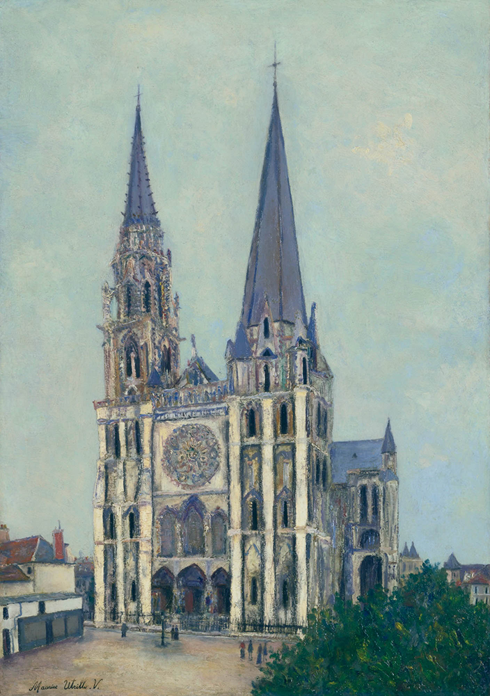 Maurice Utrillo The Cathedral of Chartres (Eure-et-Loire), 1912-14 oil painting reproduction