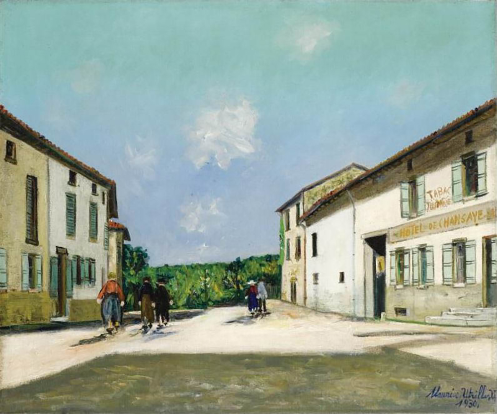 Maurice Utrillo Chansaye, 1930 oil painting reproduction