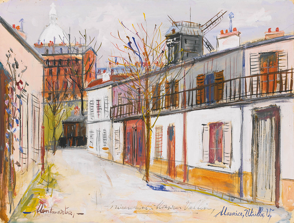 Maurice Utrillo Le Maquis de Montmartre, 1940-2 oil painting reproduction