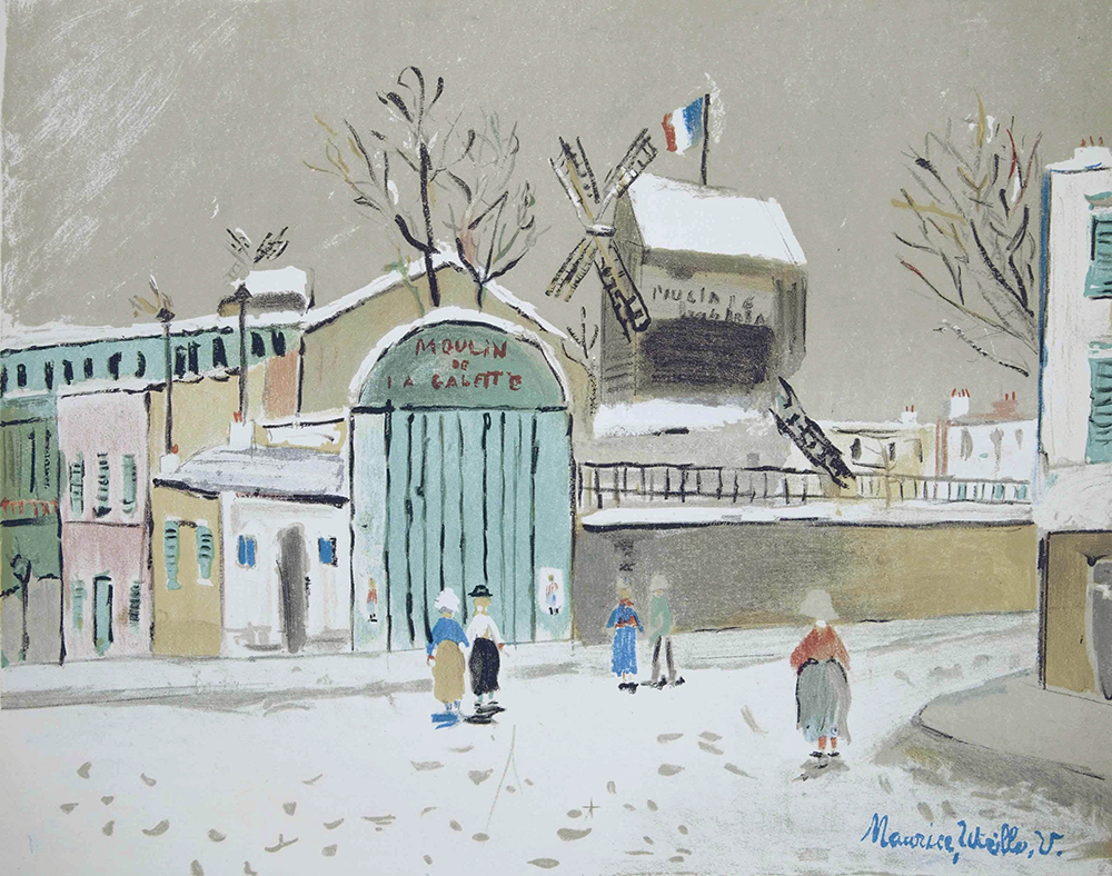 Maurice Utrillo Le Moulin de la Galette 03 oil painting reproduction