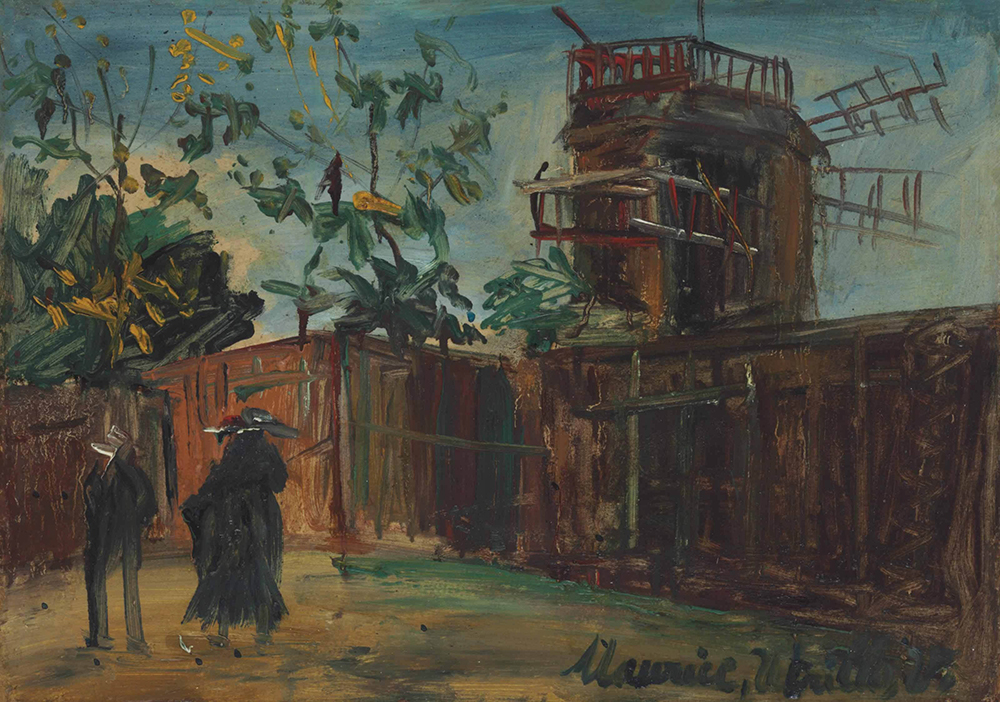 Maurice Utrillo Le Moulin de la Galette, 1922 oil painting reproduction